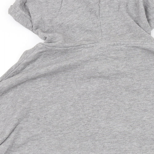 ASOS Womens Grey Cotton Pullover Hoodie Size 6 Pullover