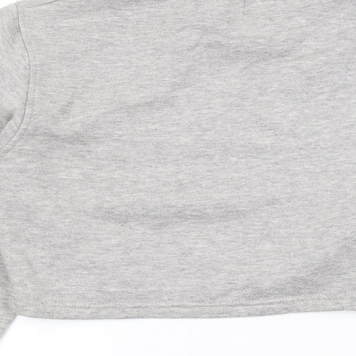 PRETTYLITTLETHING Womens Grey Polyester Pullover Sweatshirt Size XL Pullover