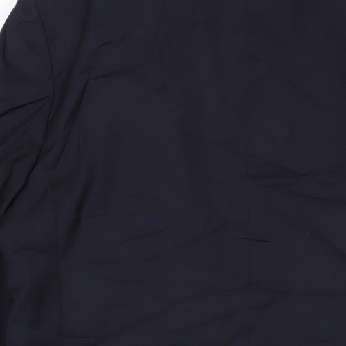 The House of Bruar Mens Black Wool Jacket Suit Jacket Size 40 Regular