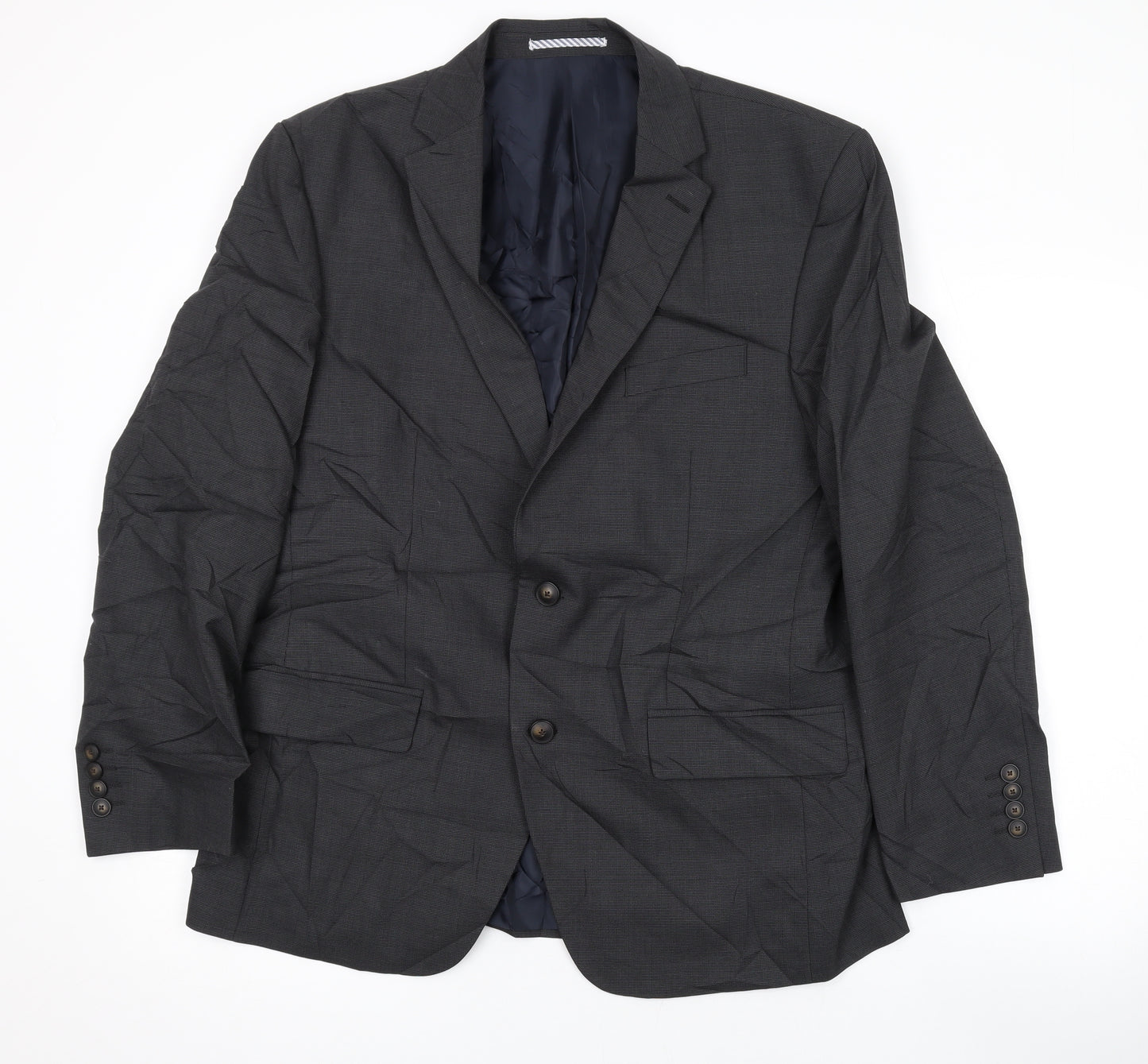 Marks and Spencer Mens Grey Wool Jacket Suit Jacket Size 40 Regular