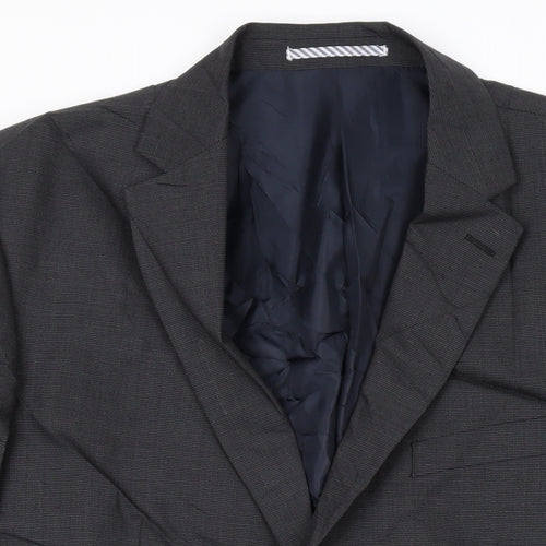 Marks and Spencer Mens Grey Wool Jacket Suit Jacket Size 40 Regular