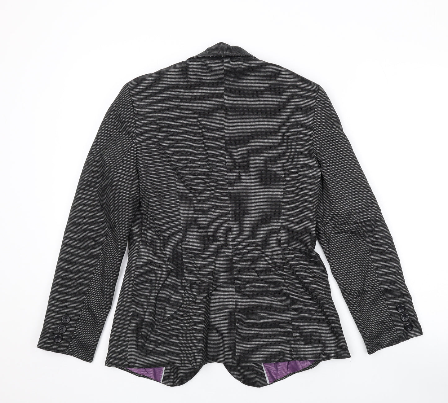 NEXT Womens Black Jacket Blazer Size 8 Button