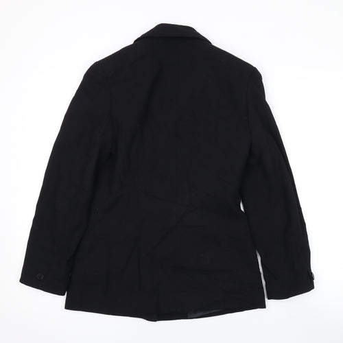 Anne Brooks Womens Black Jacket Blazer Size 6 Button