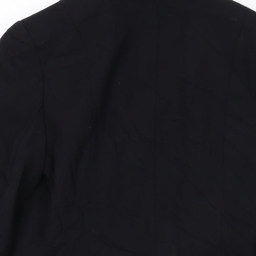 Anne Brooks Womens Black Jacket Blazer Size 6 Button