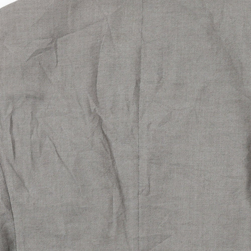 Afant Mens Grey Polyester Jacket Suit Jacket Size 38 Regular