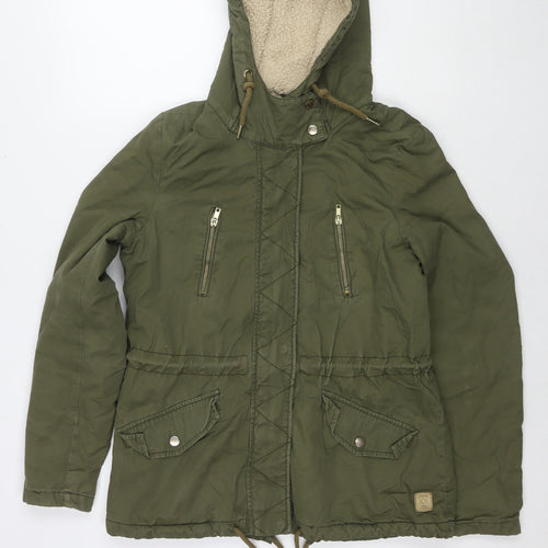 Clockhouse Womens Green Jacket Size 10 Zip