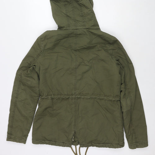 Clockhouse Womens Green Jacket Size 10 Zip