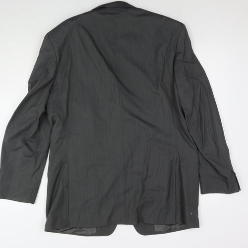 Empire Mills Mens Grey Wool Jacket Suit Jacket Size 42 Regular