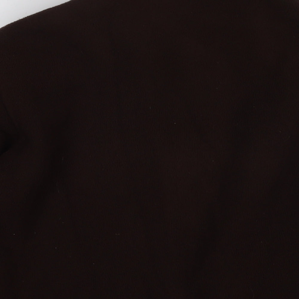Marks and Spencer Womens Brown Jacket Size 14 Zip