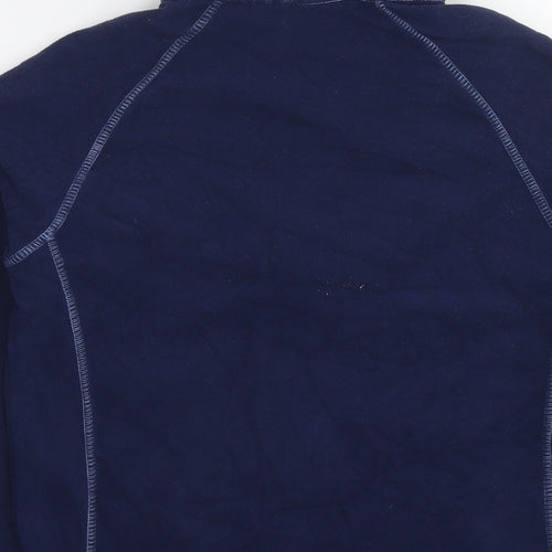 Warehouse Womens Blue Polyester Pullover Sweatshirt Size 8 Zip