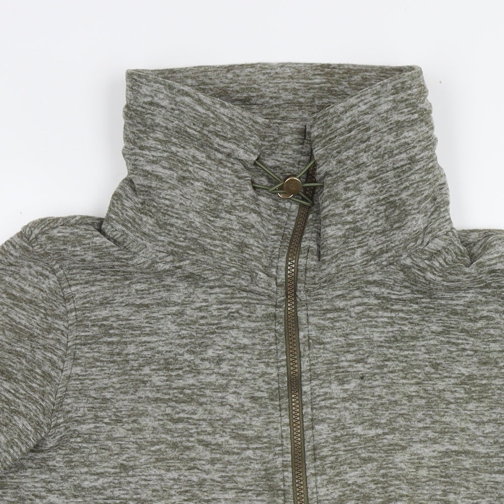 Regatta Womens Green Polyester Pullover Sweatshirt Size 16 Zip