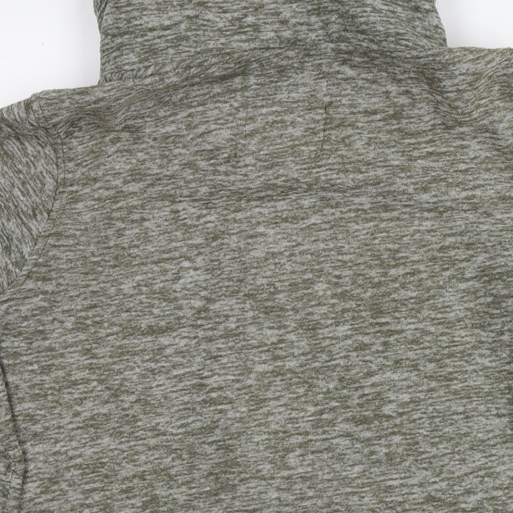 Regatta Womens Green Polyester Pullover Sweatshirt Size 16 Zip