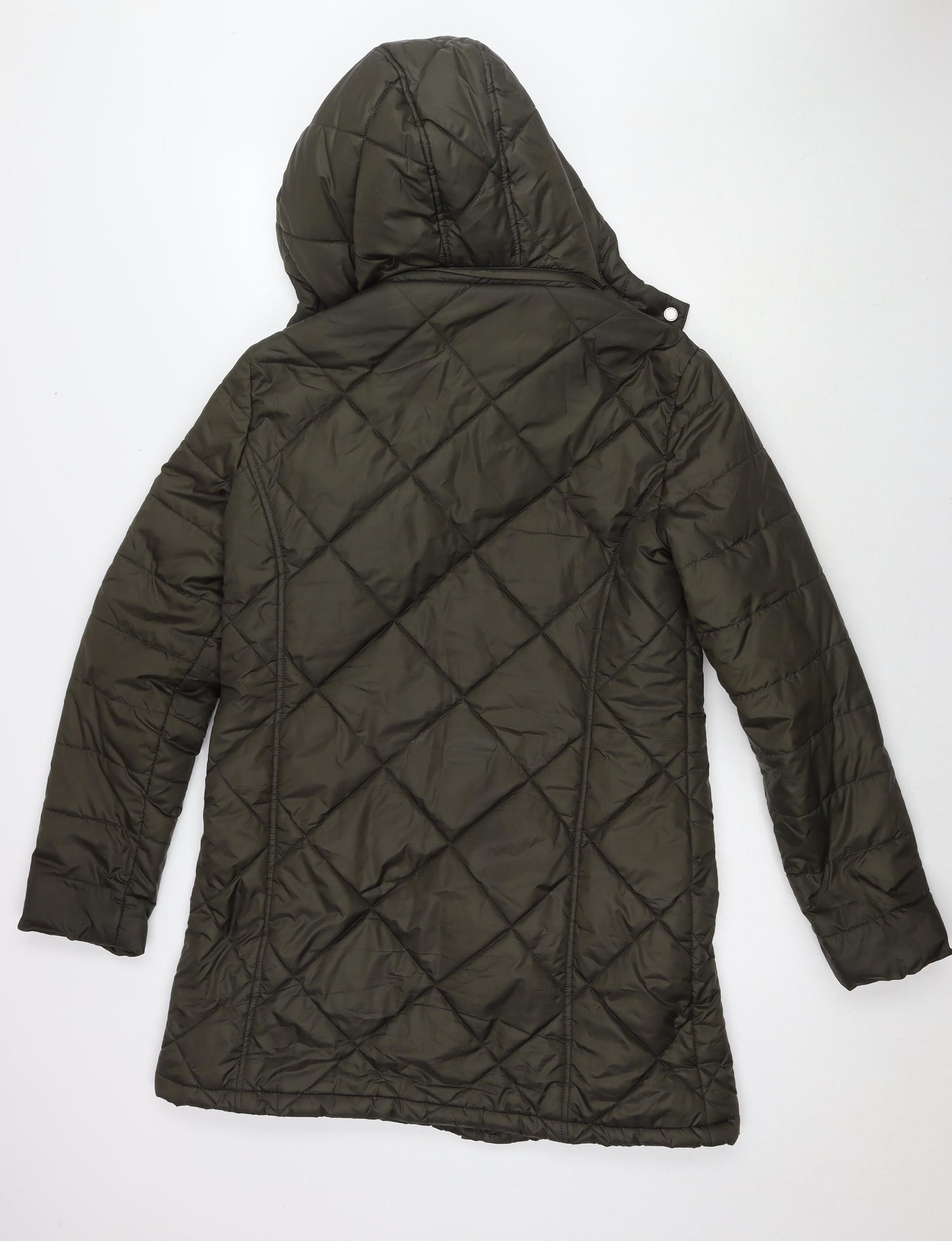 Harvey Jones Womens Green Jacket Size 14 Zip