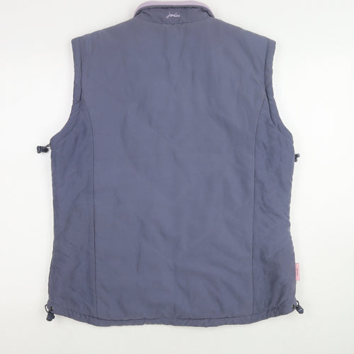 Joules Womens Purple Gilet Jacket Size 16 Zip