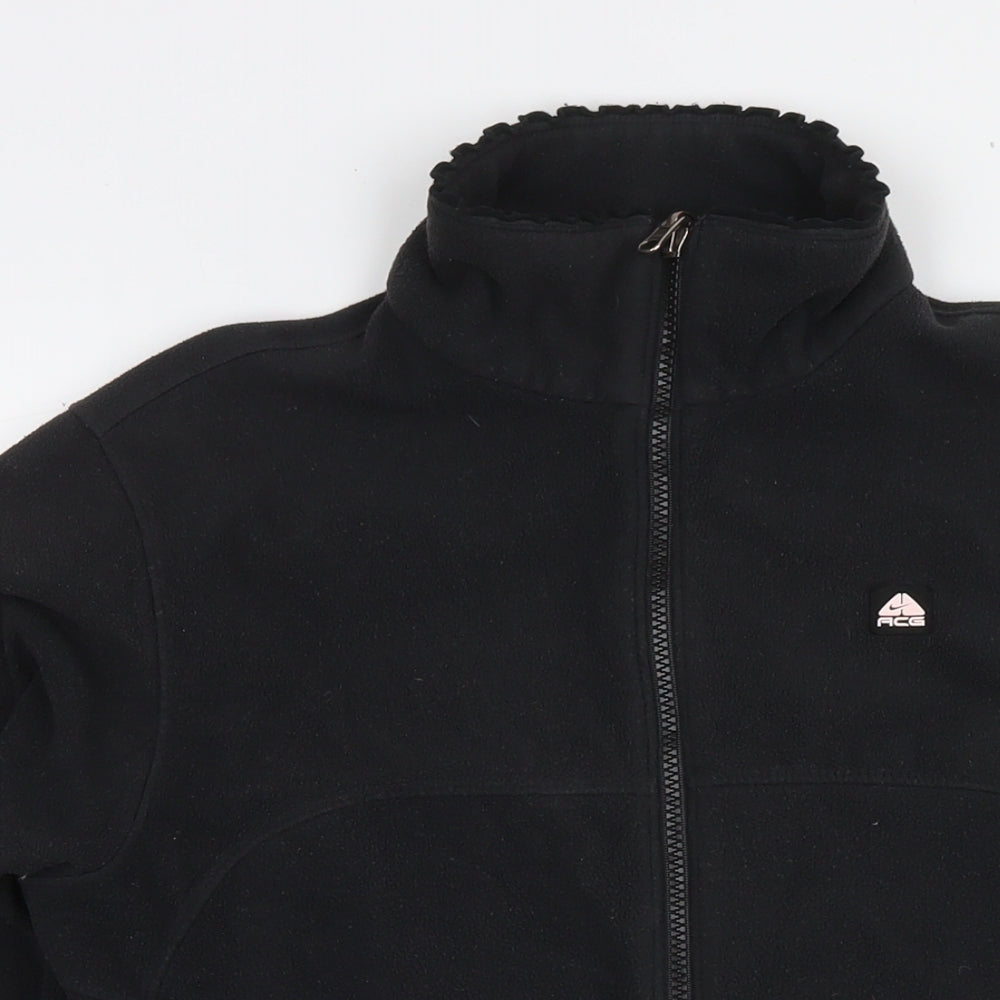 Nike Womens Black Jacket Size S Zip