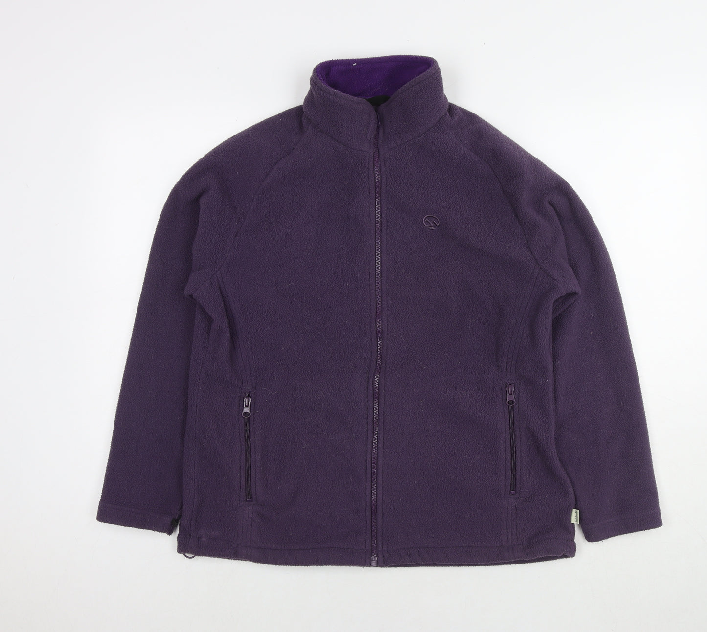 Fat Face Womens Purple Jacket Size 14 Zip