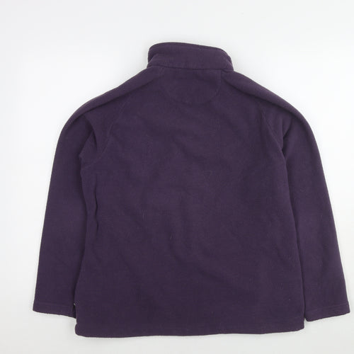 Fat Face Womens Purple Jacket Size 14 Zip