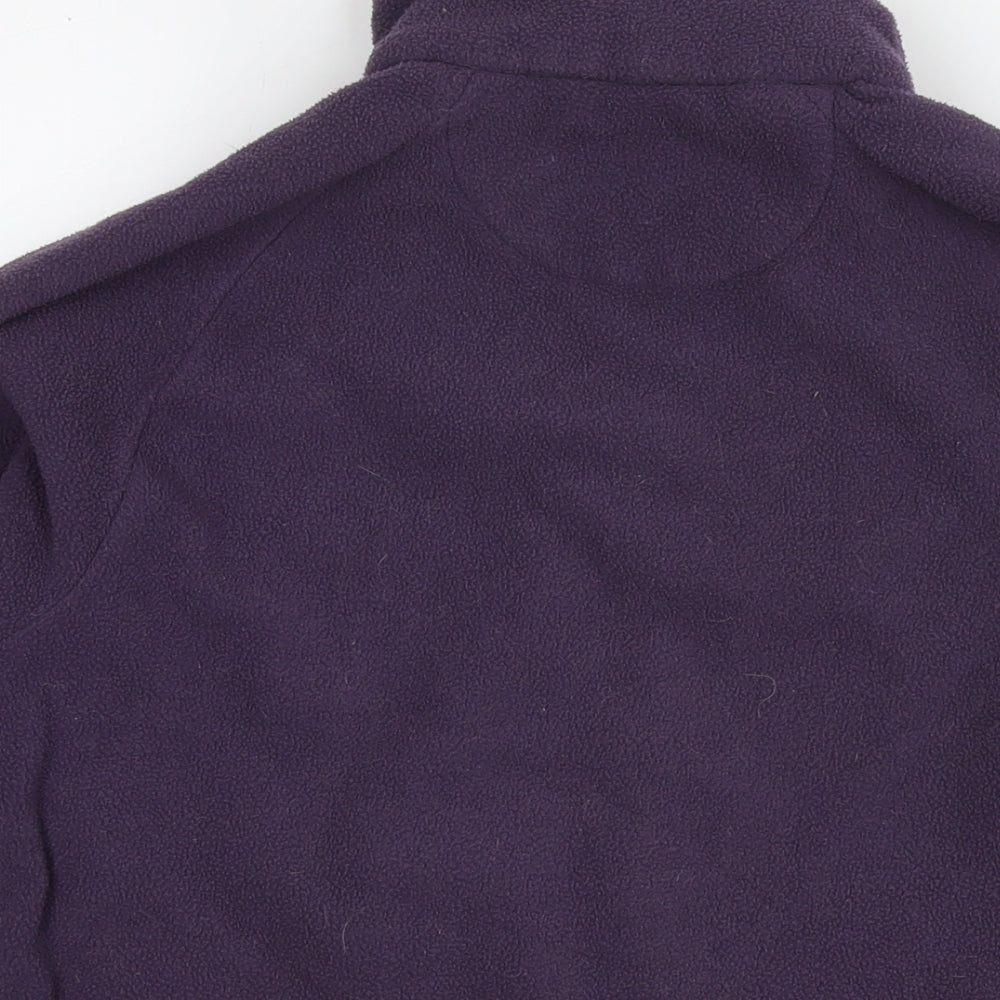 Fat Face Womens Purple Jacket Size 14 Zip