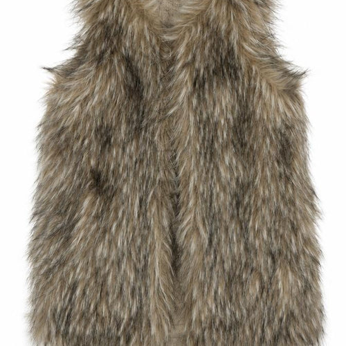 F&F Womens Brown Gilet Waistcoat Size S