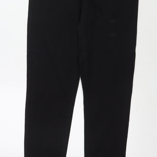 Denim & Co. Womens Black Cotton Skinny Jeans Size 14 L28 in Regular Zip