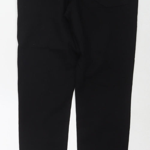 Denim & Co. Womens Black Cotton Skinny Jeans Size 14 L28 in Regular Zip