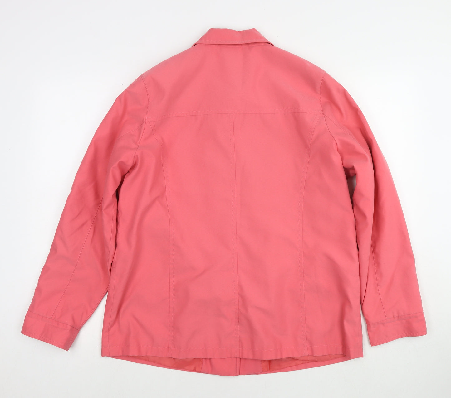Marks and Spencer Womens Pink Jacket Size 18 Button