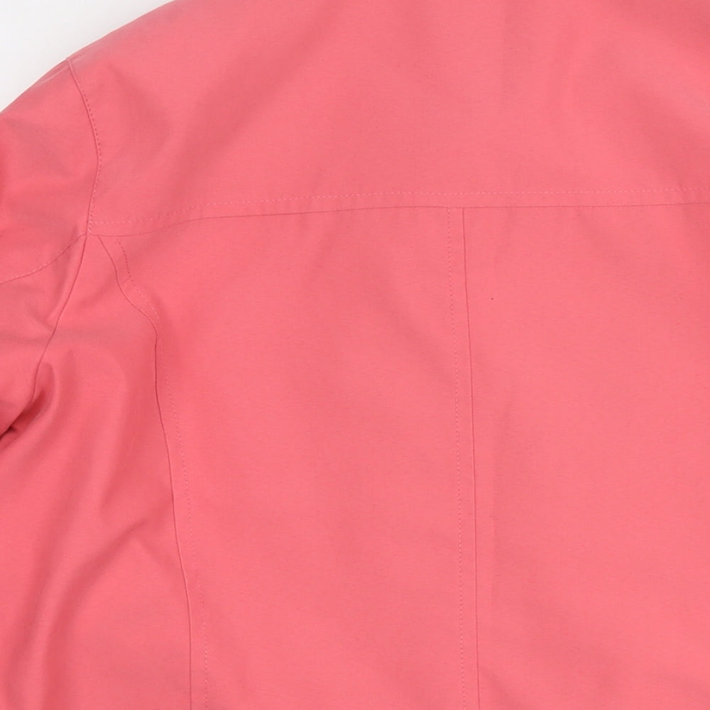 Marks and Spencer Womens Pink Jacket Size 18 Button