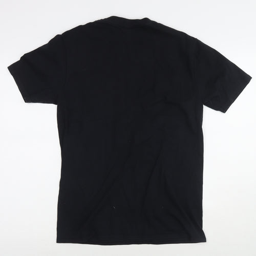 Mean Girls Womens Black Cotton Basic T-Shirt Size M Round Neck - On Wednesday We Wear Black