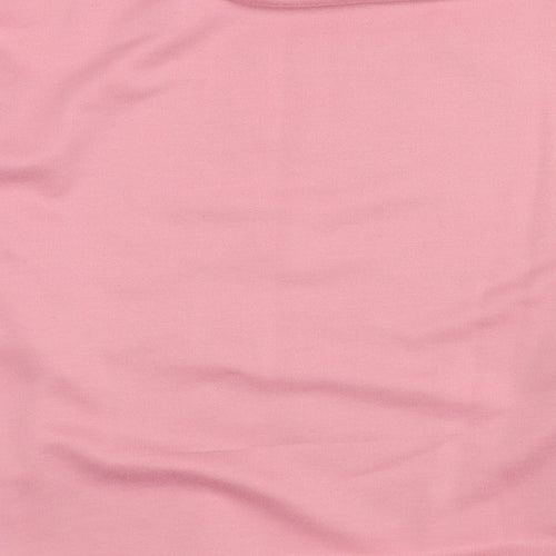 Oui Womens Pink Acrylic Pullover Sweatshirt Size S Pullover - Size S/M My Day Off Sweatshirt
