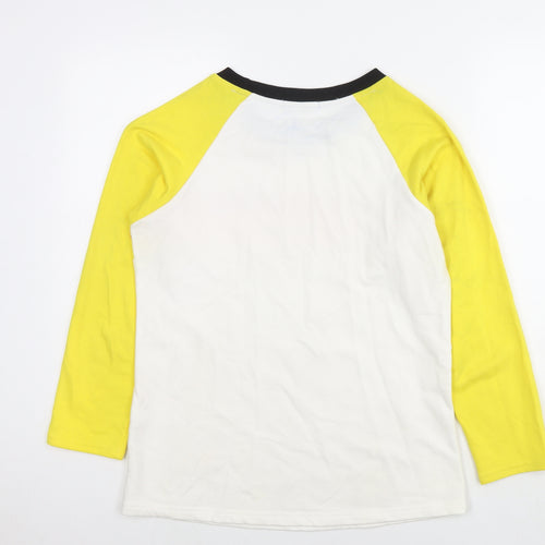 Zaful Womens Multicoloured Colourblock Cotton Pullover Sweatshirt Size M Pullover - Be Kind