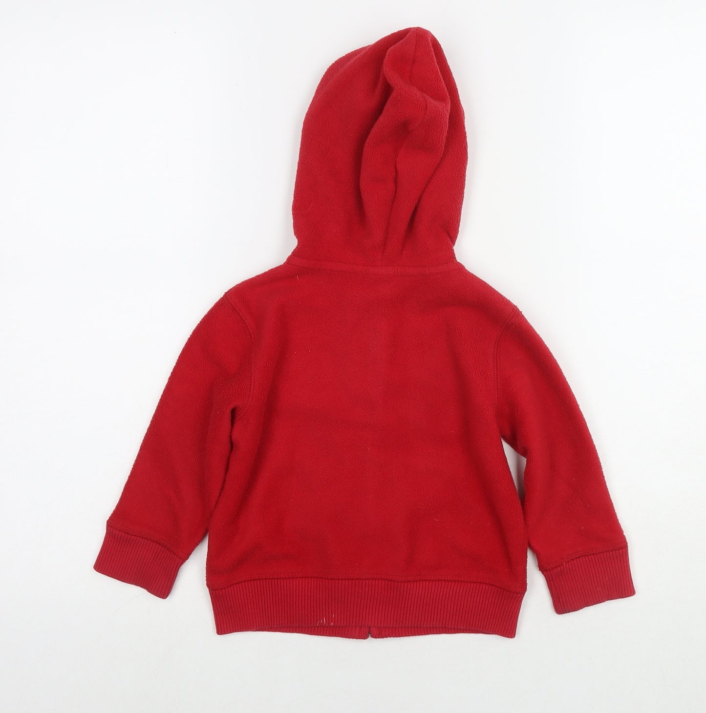 Gap Boys Red Jacket Size 2 Years Zip - Logo