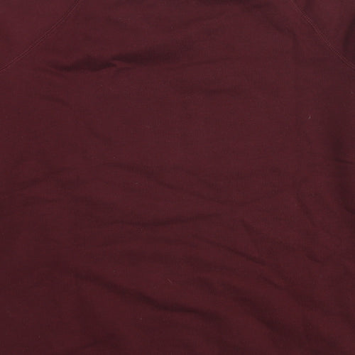 Jack Wills Womens Red Cotton Pullover Sweatshirt Size 6 Pullover