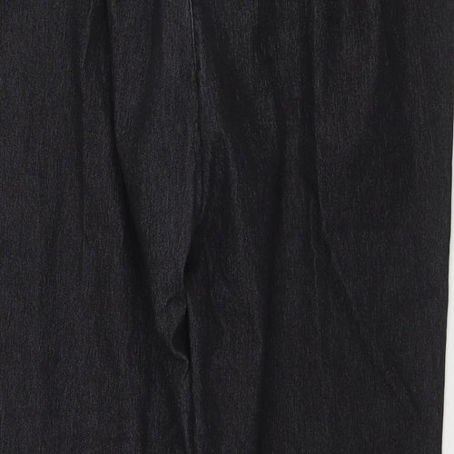 Newfashion Womens Black Cotton Jegging Jeans Size 26 in L26 in Regular