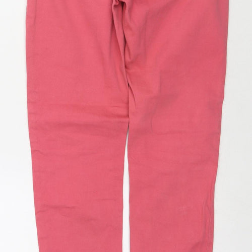 River Island Womens Pink Cotton Skinny Jeans Size 6 L30 in Regular Zip