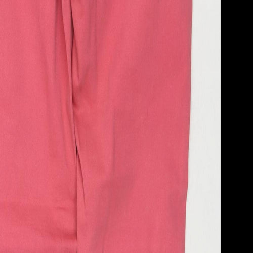River Island Womens Pink Cotton Skinny Jeans Size 6 L30 in Regular Zip