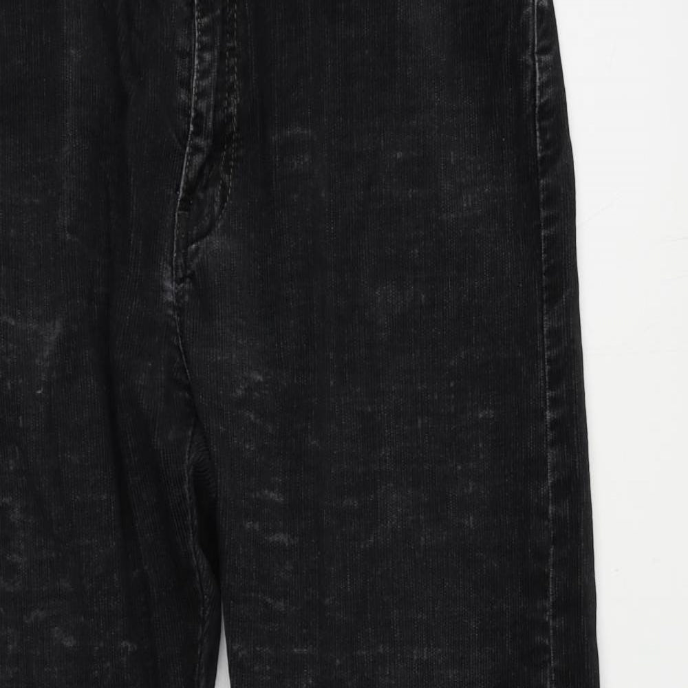 Levi's Mens Black Cotton Trousers Size 32 in L30 in Regular Zip - Vintage