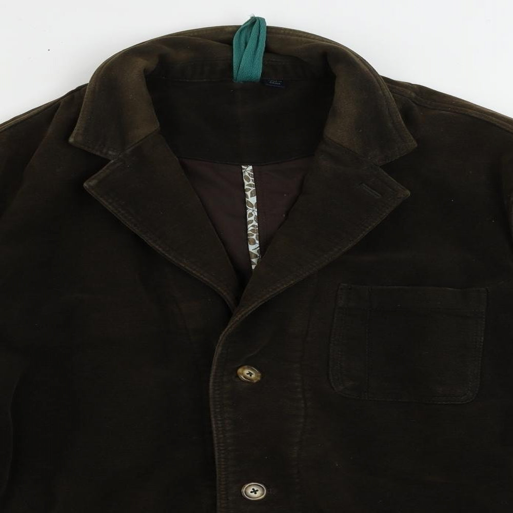 Boden Mens Brown Jacket Blazer Size 44 Button - Vintage