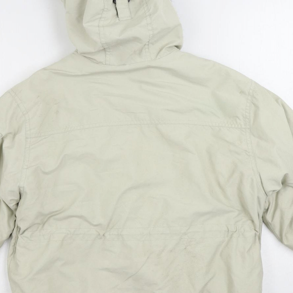 Timberland Boys Beige Puffer Jacket Jacket Size 10 Years Zip - Outdoor Walking Hooded