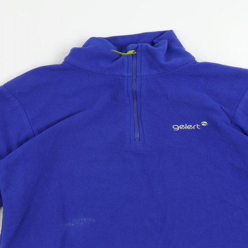 Gelert Boys Blue Polyester Pullover Sweatshirt Size 11-12 Years Zip - Logo