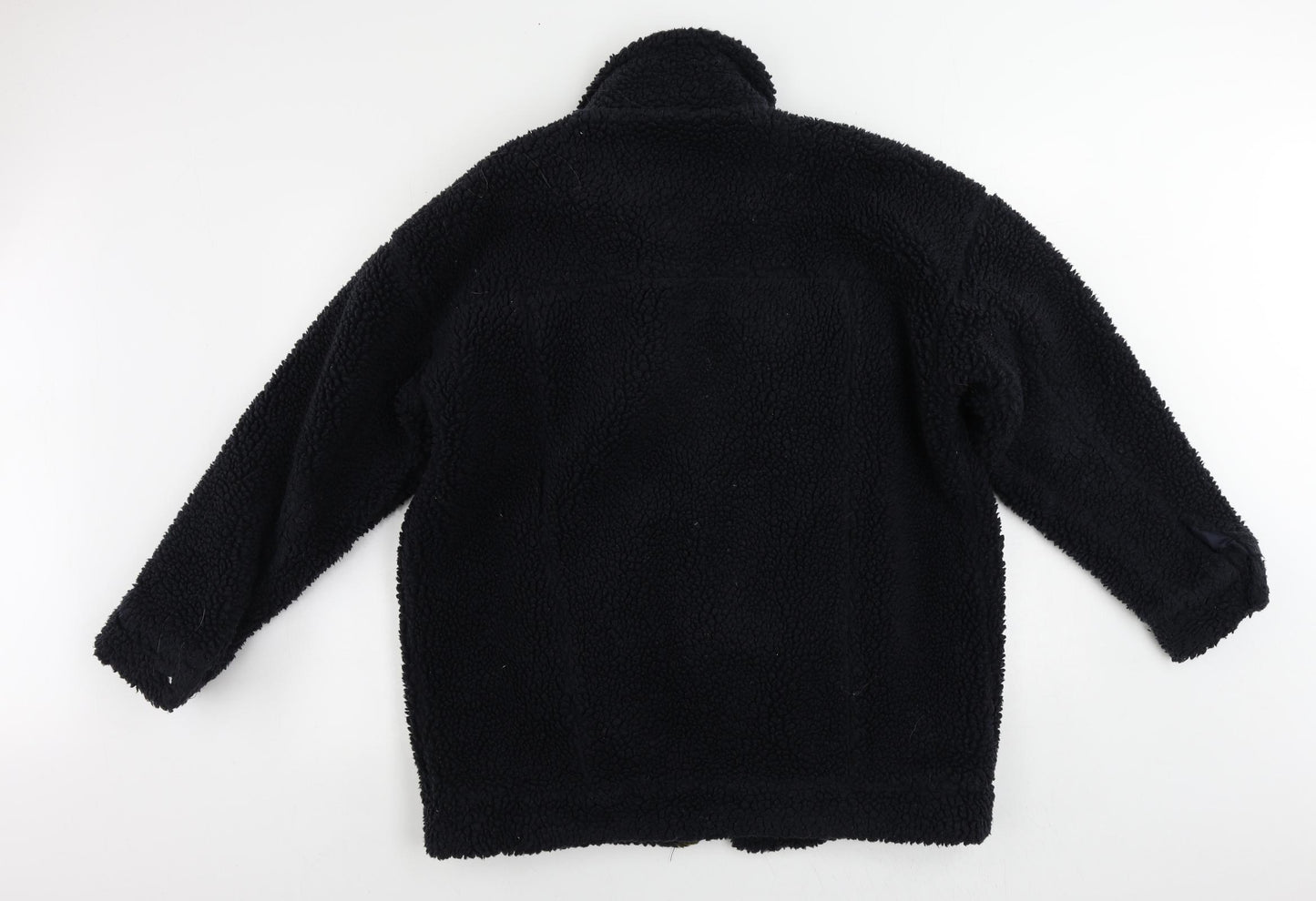 Monki Womens Blue Jacket Size S Button - Oversized