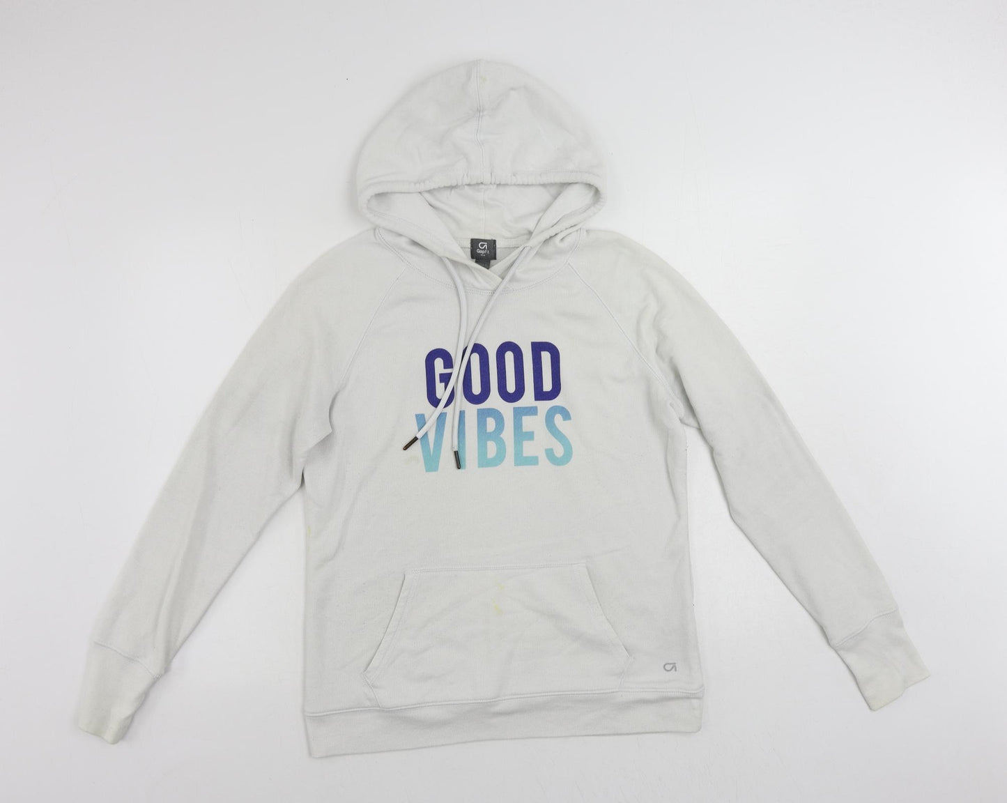 Gap Womens Grey Cotton Pullover Hoodie Size M Pullover - Vintage