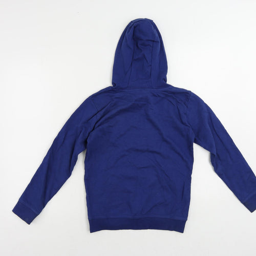 UEFA Boys Blue Cotton Pullover Hoodie Size 9-10 Years Pullover - England Euro 2016
