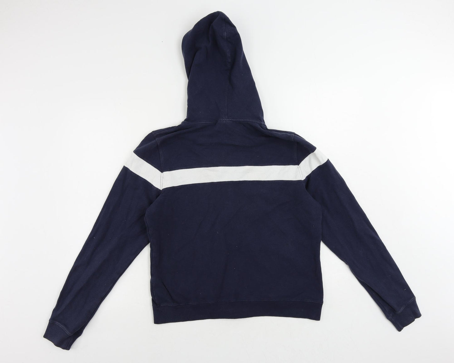 Polo Jeans Ralph Lauren Womens Blue Cotton Full Zip Hoodie Size L Zip - Logo Vintage