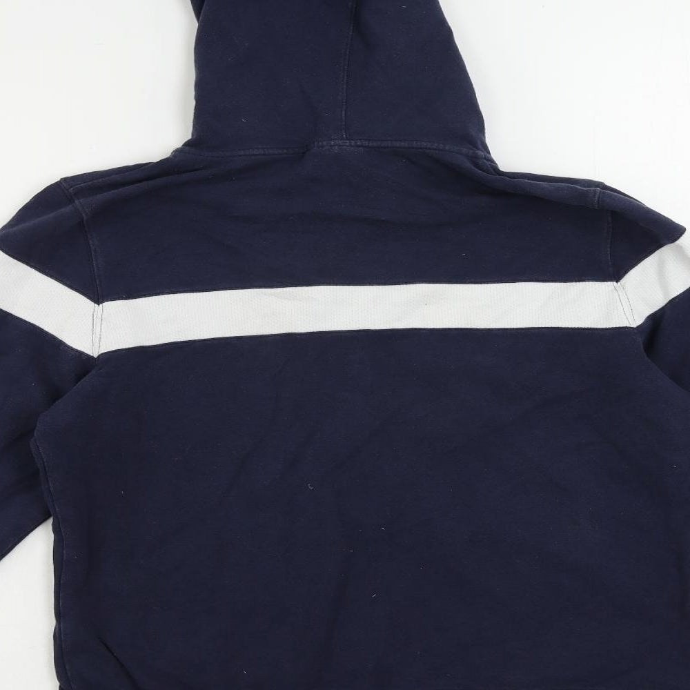 Polo Jeans Ralph Lauren Womens Blue Cotton Full Zip Hoodie Size L Zip - Logo Vintage