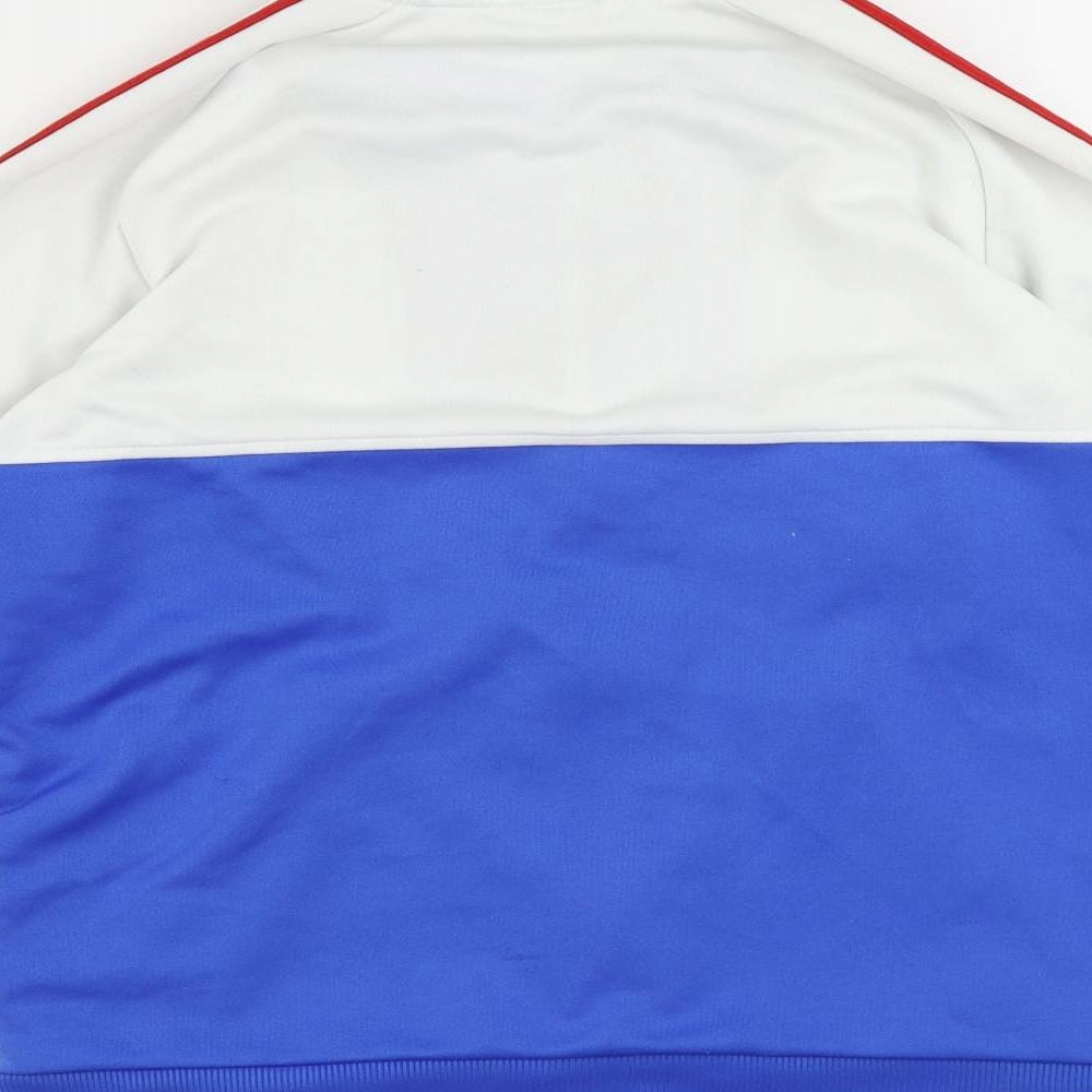 adidas Mens Blue Polyester Full Zip Sweatshirt Size S - Team GB