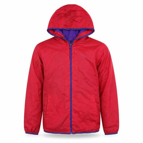 Quechua Girls Pink Windbreaker Jacket Size 12 Years Zip - Logo Outdoor Walking Water Resistant