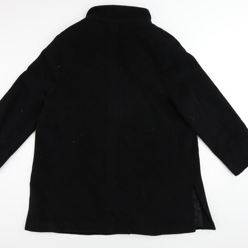 Basler Womens Black Overcoat Coat Size 20 Button - Vintage