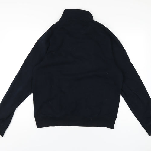 Marks and Spencer Mens Blue Cotton Pullover Sweatshirt Size M