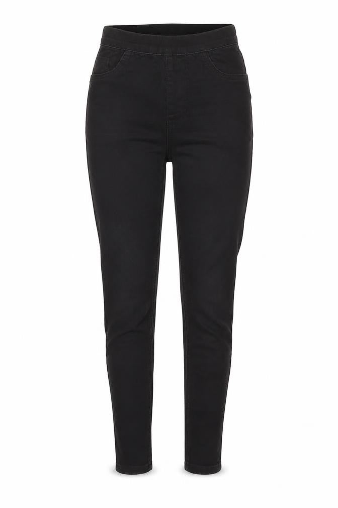 Marks and Spencer Womens Black Cotton Jegging Jeans Size 10 L26 in Regular