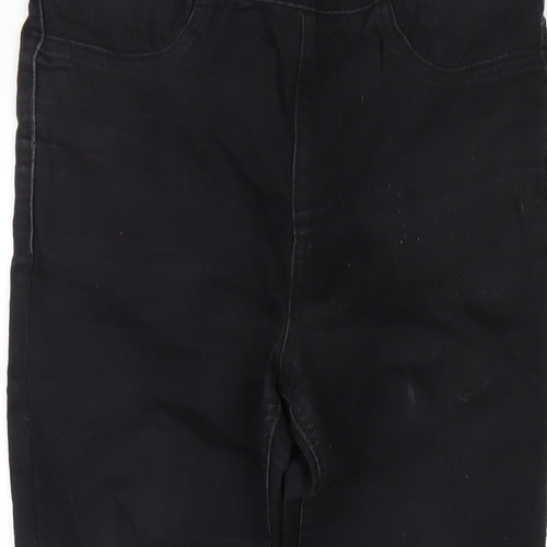 Marks and Spencer Womens Black Cotton Jegging Jeans Size 10 L26 in Regular